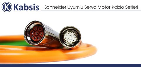 Schneider Uyumlu Servo Motor Kablo Setleri